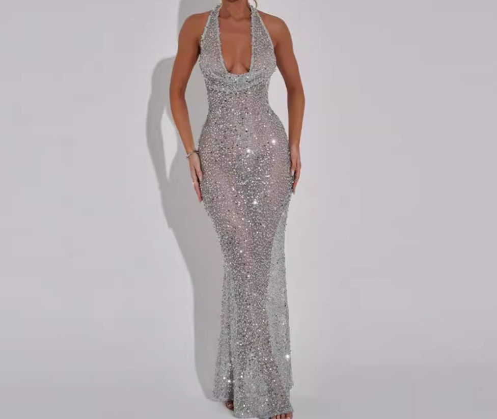 ABITO PAILLETTES (argento)