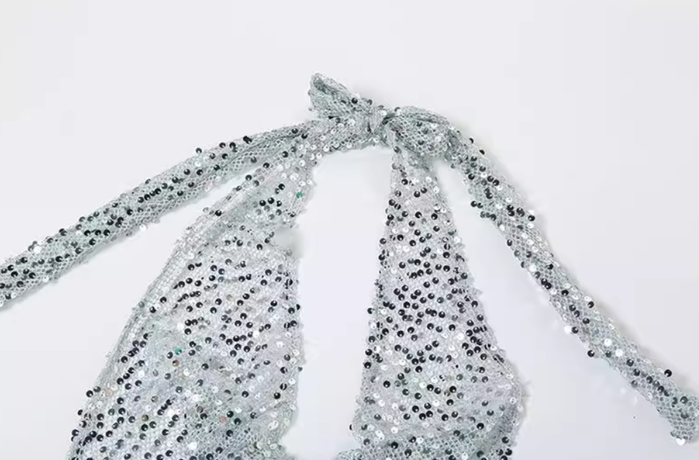 ABITO PAILLETTES (argento)