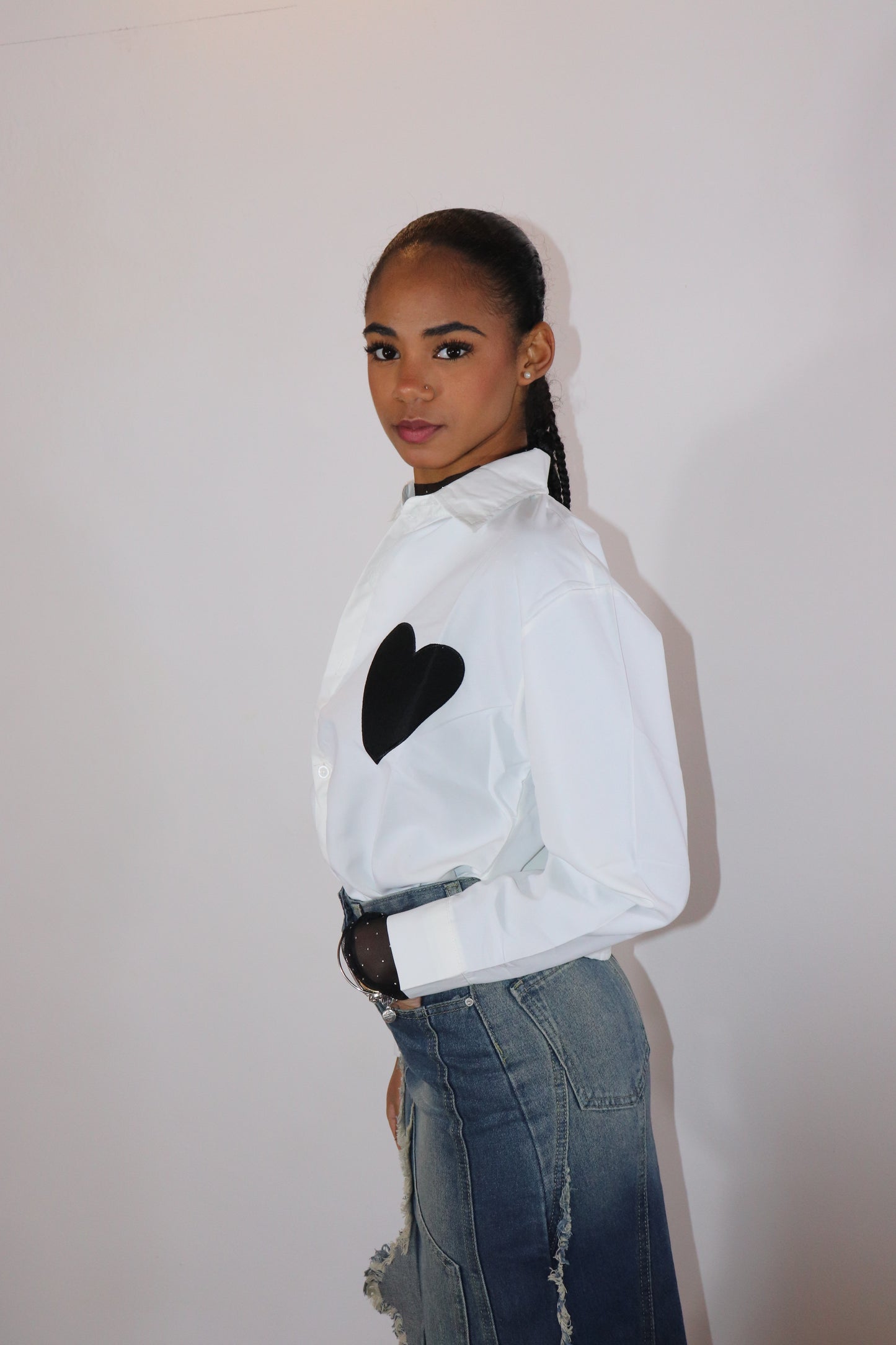 CAMICIA CUORE (bianco)