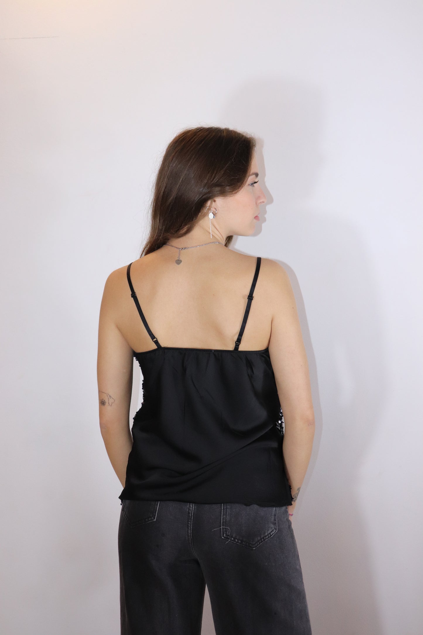 TOP PAILLETTES (nero)